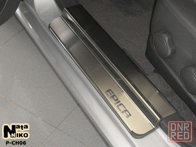 Накладки на пороги Chevrolet Lacetti Malibu Orlando REZZO Niva Tacuma Запорожье - изображение 3