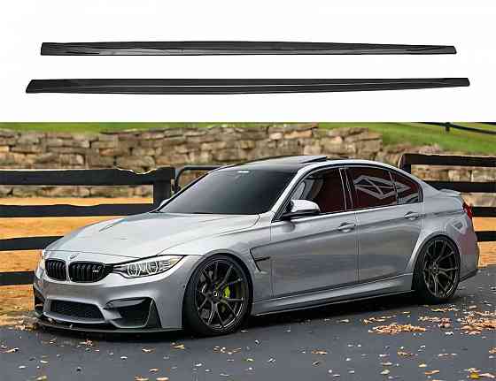 Лезвия порогов на BMW M3 F80 M4 F82 накладки порогов БМВ Ф80 Ф82 М3 М4 Запорожье
