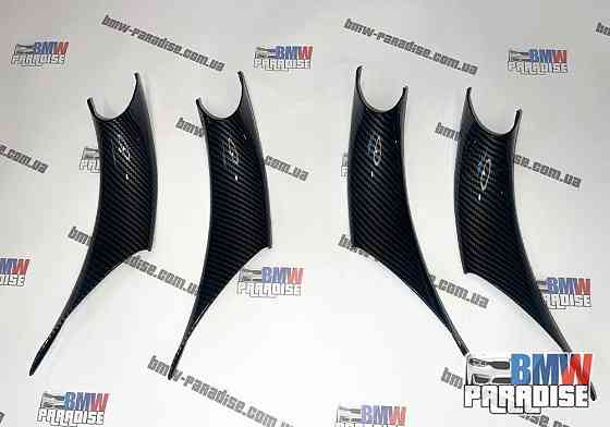 КАРБОНОВЫЕ накладки на ручки двери (внутренние) BMW F32 F34 F30 F35 Запорожье