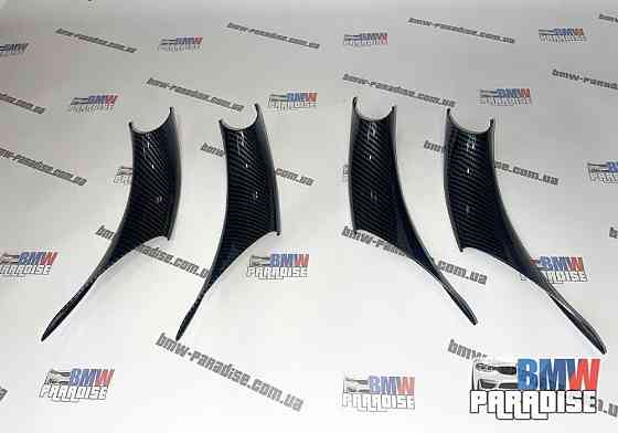 КАРБОНОВЫЕ накладки на ручки двери (внутренние) BMW F32 F34 F30 F35 Запорожье