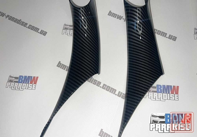 КАРБОНОВЫЕ накладки на ручки двери (внутренние) BMW F32 F34 F30 F35 Запорожье - изображение 5