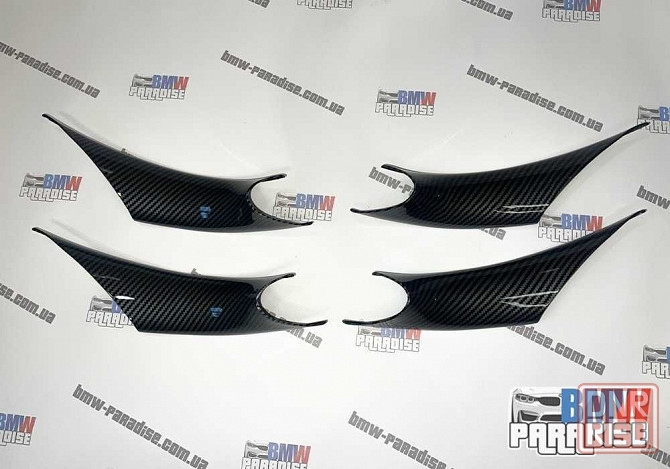 КАРБОНОВЫЕ накладки на ручки двери (внутренние) BMW F32 F34 F30 F35 Запорожье - изображение 6
