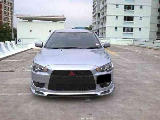 Юбка перед Mitsubishi Lancer X накладка на задний бампер лансер 10 Запорожье