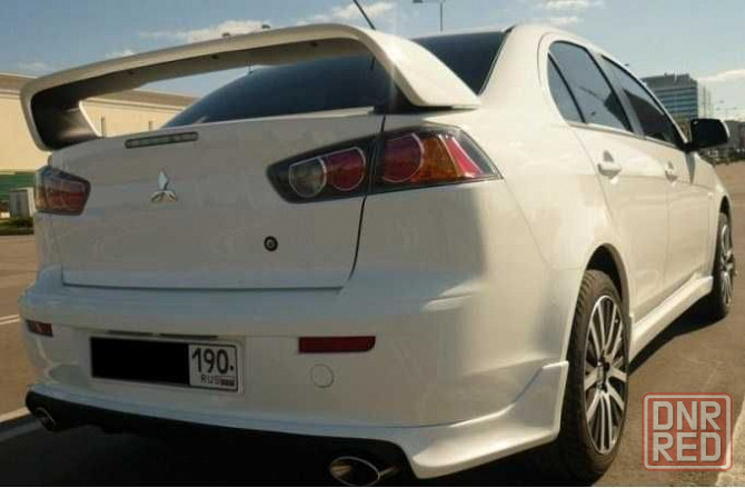Юбка перед Mitsubishi Lancer X накладка на задний бампер лансер 10 Запорожье - изображение 8