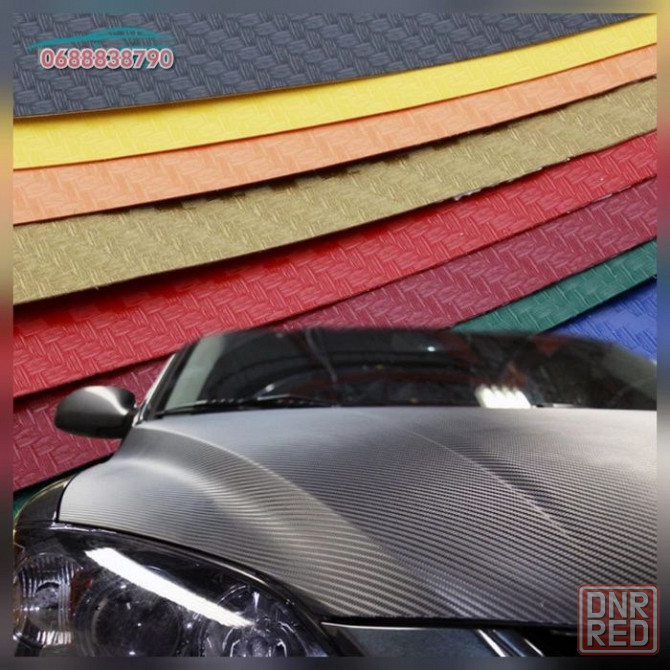 Карбоновая плёнка 3D все цвета 3Д карбон все виды Автовинил Алькантара Запорожье - изображение 1