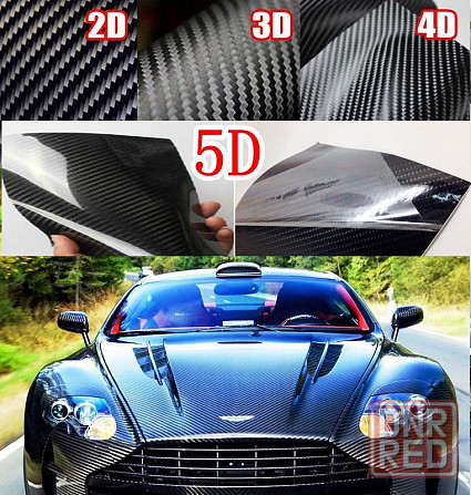 Карбоновая пленка 2D 3D 4D 5D 6D все виды авто пленки алькантара Запорожье - изображение 1