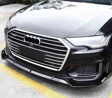 Сплиттер губа бампера Audi A6 C8 накладка переднего бампера Ауди А6 С8 Запорожье