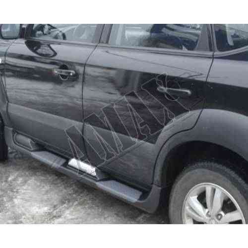 Пороги боковые, Hyundai Tucson 2004-2010 Накладки переднего и заднего Запорожье