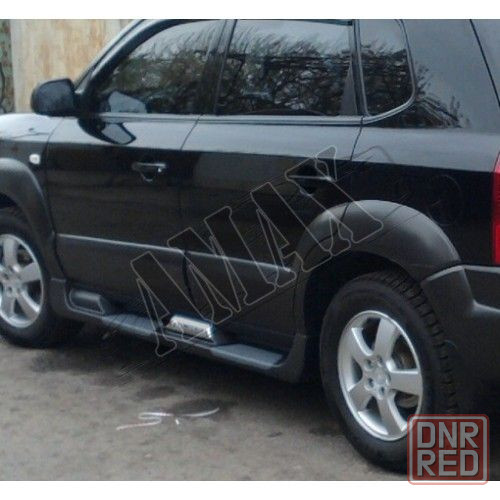 Пороги боковые, Hyundai Tucson 2004-2010 Накладки переднего и заднего Запорожье - изображение 1