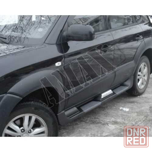 Пороги боковые, Hyundai Tucson 2004-2010 Накладки переднего и заднего Запорожье - изображение 5