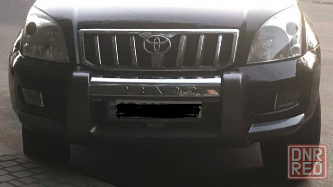 Накладка переднего бампера (губа-бампер) Toyota Land Cruiser Prado 120 Запорожье - изображение 4