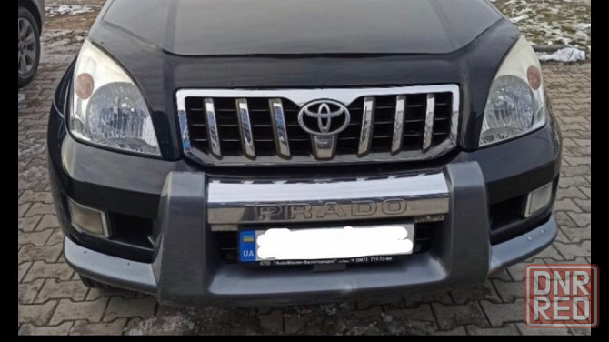 Накладка переднего бампера (губа-бампер) Toyota Land Cruiser Prado 120 Запорожье - изображение 1