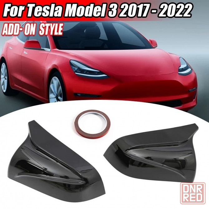 Накладки на зеркала Tesla Model 3 накладки зеркал Тесла Запорожье - изображение 1