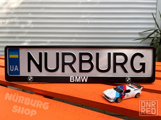 Номерная рамка под номер с логотипом эмблемой BMW M Performance Запорожье - изображение 7