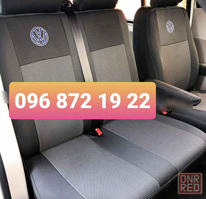 Чехлы Чохли авточохли Volkswagen T4 T5  T6 Caravella Transporter Запорожье - изображение 1