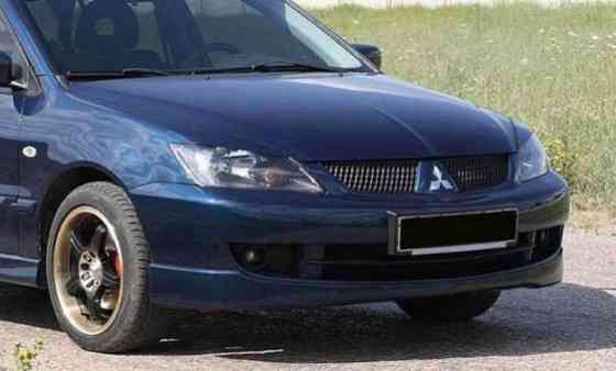 Накладка на передний бампер Mitsubishi Lancer 9 Sport V2.0 Юбка задняя Херсон