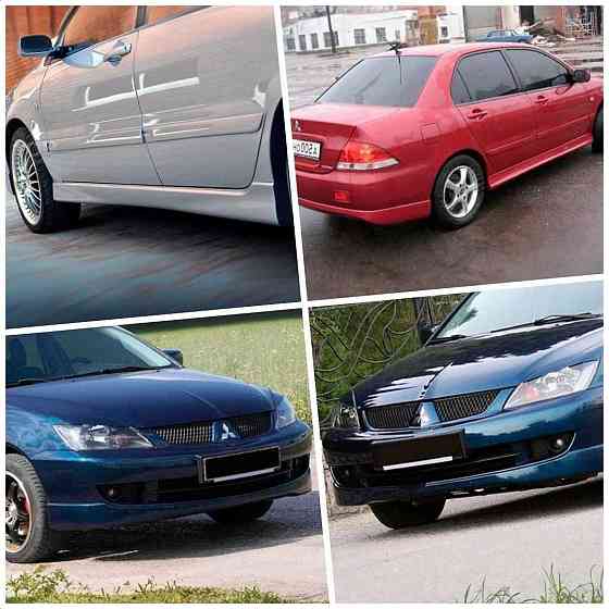 Накладка на передний бампер Mitsubishi Lancer 9 Sport V2.0 Юбка задняя Херсон