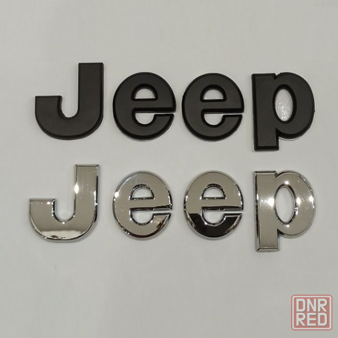 Эмблема на капот JEEP - МЕТАЛЛ! логотип надпись шильдик черный матовый Херсон - изображение 3