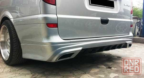 Юбка задняя Вито 639 накладка на задний бампер Mercedes Viano Vito 639 Херсон - изображение 2