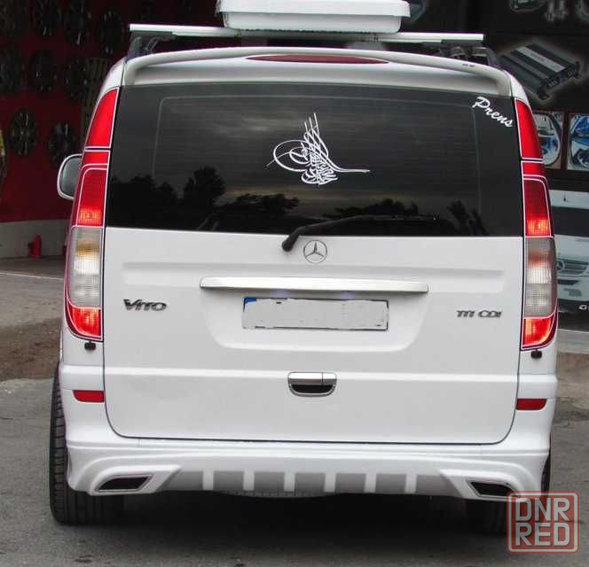 Юбка задняя Вито 639 накладка на задний бампер Mercedes Viano Vito 639 Херсон - изображение 3