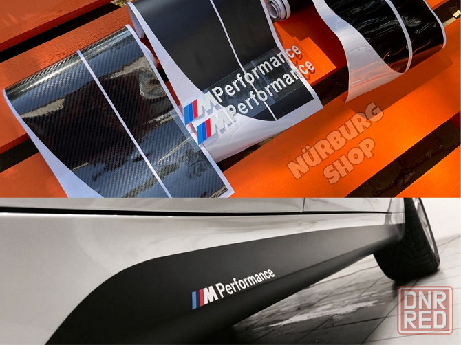 Наклейки на пороги BMW M Perfomance F30 F10 F32 F22 F15 Е90 Е60 F25 Запорожье - изображение 1
