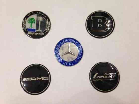 Эмблемы решетки кузова капота на крыло Mercedes AMG BRABUS Lorinser Запорожье