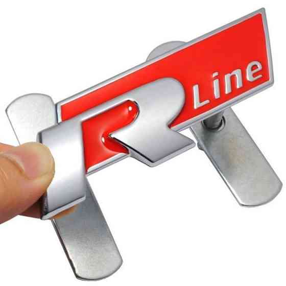 шильдик R line r-line Volkswagen Passat, СС, Touareg, Golf, Tiguan Запорожье
