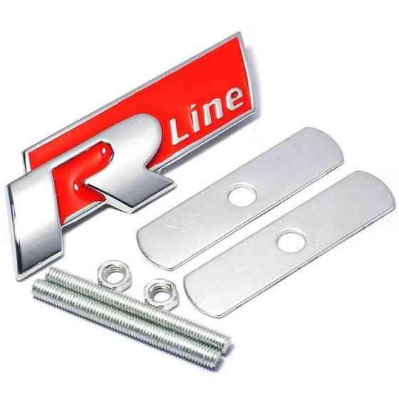 шильдик R line r-line Volkswagen Passat, СС, Touareg, Golf, Tiguan Запорожье