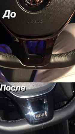 вставка эмблема в руль Volkswagen VW r line golf tiguan passat taureg Запорожье