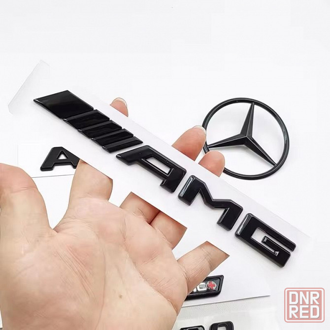Комплект емблем шильдик логотип Мерседес w205 w204 c class c63 amg v8 Запорожье - изображение 5