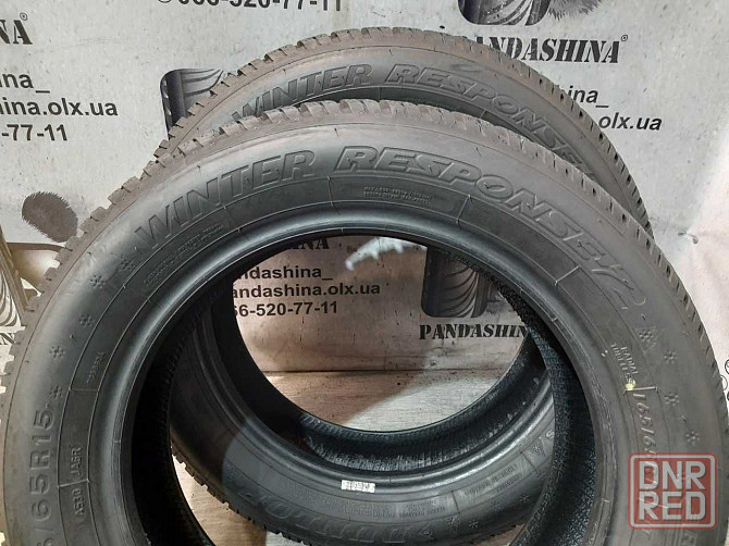 Шини 8мм 165/65 R15 DUNLOP WinterResponse-2 б/в Зима склад Запорожье - изображение 5