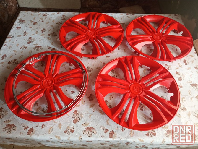 Колпаки (ковпаки) на диски колесные R13 с тризубом (комплект) Запорожье - изображение 1