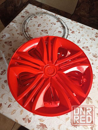 Колпаки (ковпаки) на диски колесные R13 с тризубом (комплект) Запорожье - изображение 4