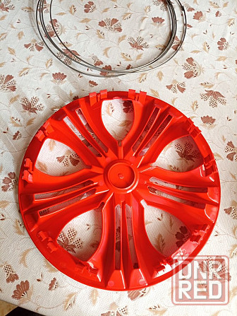 Колпаки (ковпаки) на диски колесные R13 с тризубом (комплект) Запорожье - изображение 2