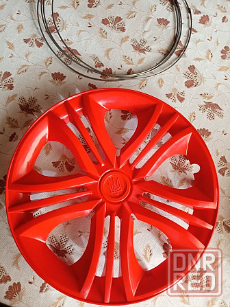 Колпаки (ковпаки) на диски колесные R13 с тризубом (комплект) Запорожье - изображение 3