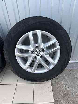 Диски R16 5 112 ET33 J6,5 резина 215 65 VW Skoda Seat Audi Запорожье