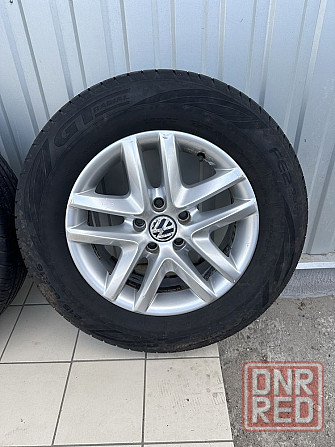 Диски R16 5 112 ET33 J6,5 резина 215 65 VW Skoda Seat Audi Запорожье - изображение 6