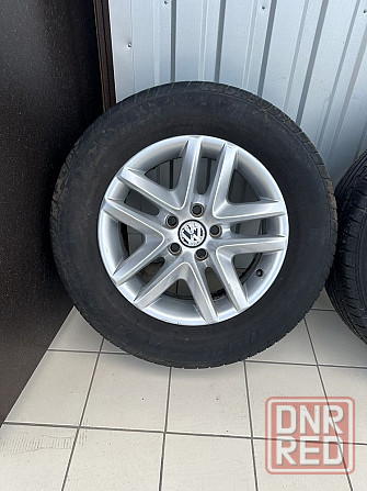 Диски R16 5 112 ET33 J6,5 резина 215 65 VW Skoda Seat Audi Запорожье - изображение 3