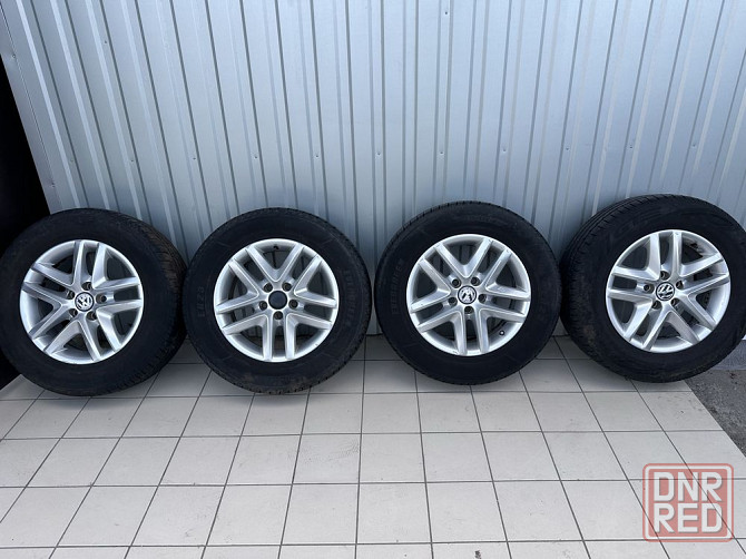 Диски R16 5 112 ET33 J6,5 резина 215 65 VW Skoda Seat Audi Запорожье - изображение 2