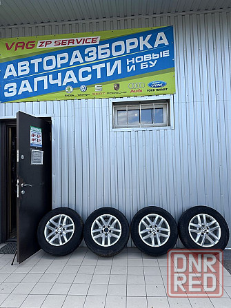 Диски R16 5 112 ET33 J6,5 резина 215 65 VW Skoda Seat Audi Запорожье - изображение 1