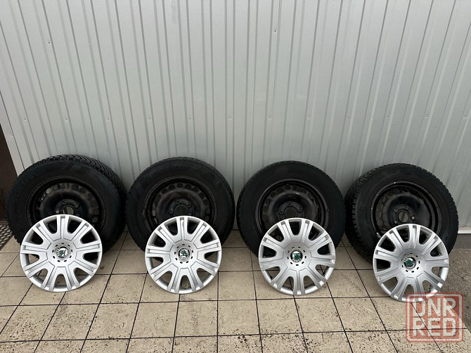 Диски R15 колпаки резина 195 65 колпак Skoda Octavia A5 Seat VW Audi Запорожье - изображение 1