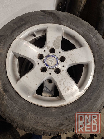 Колеса в сборе Зима R15 215/65 5*112 с буса вито 638 на ориг дисках Запорожье - изображение 1