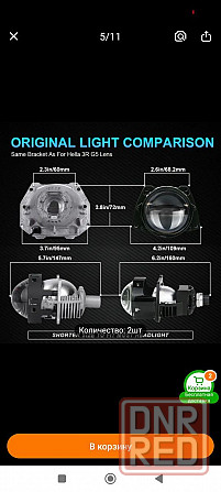 Bi led линзы 3.0 H4 H7 Запорожье - изображение 5