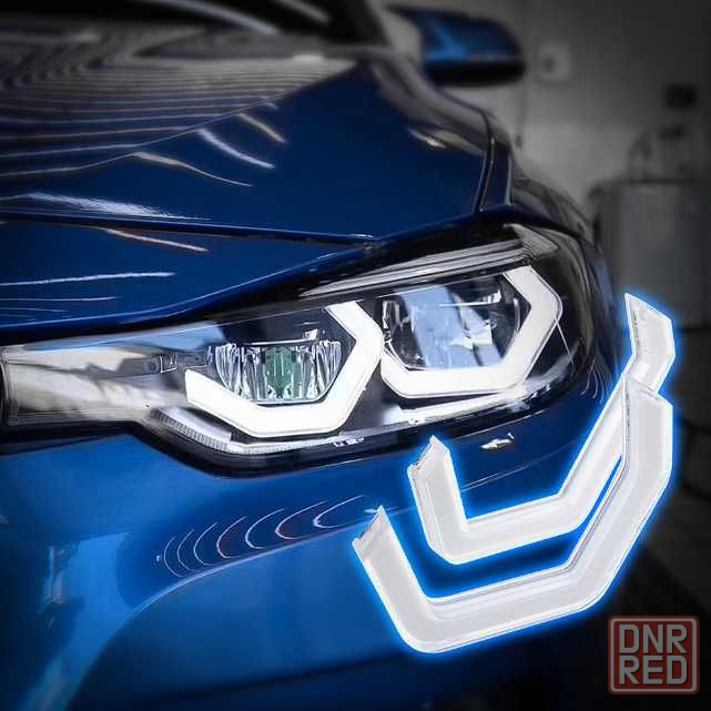 Динамические ангельские глазки G-Style LED для BMW (RGB) Запорожье - изображение 1