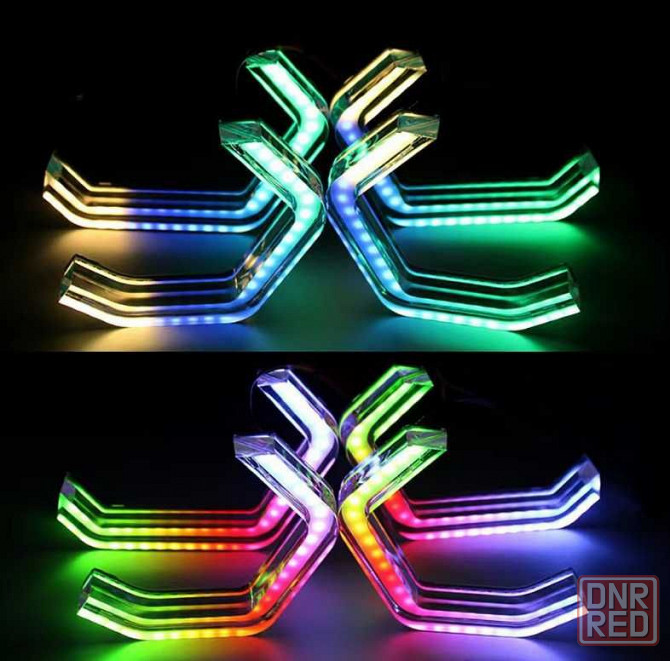 Динамические ангельские глазки G-Style LED для BMW (RGB) Запорожье - изображение 4