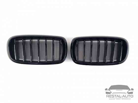 Ноздри на BMW X5 F15 / X6 F16 Черный Глянец Одинарные F10 F30 F20 Е70 Запорожье