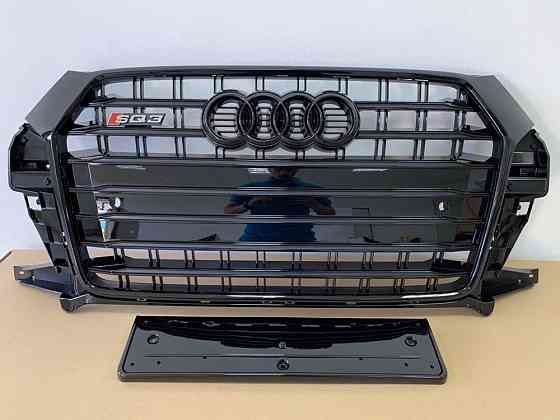 решетка радиатора Audi Ауди Q3	2011-2014год	S стиль Full Black Запорожье