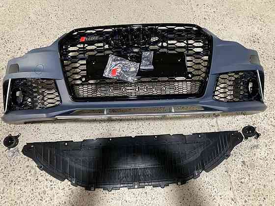 передний бампер на Audi A6 C7 2011-2014 года (стиль Quattro Audi RS6 ) Запорожье