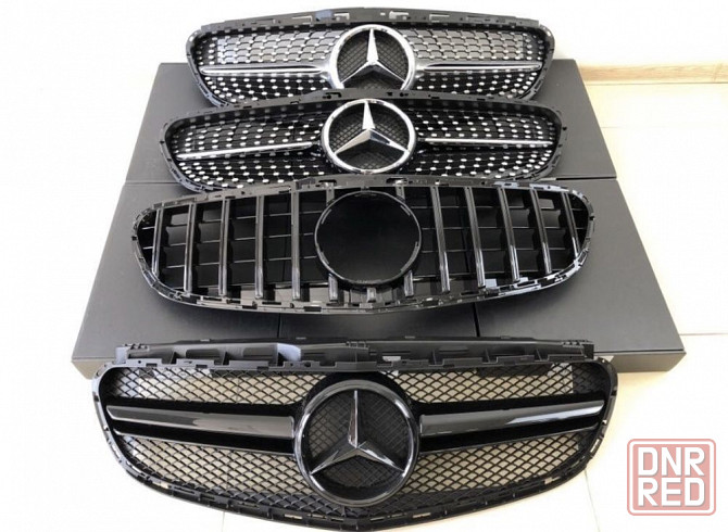 Решетка мерседес Mercedes блек GT Запорожье - изображение 1
