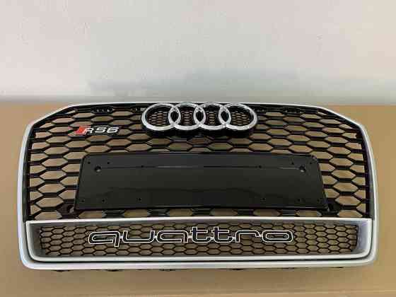 решетка радиатора Audi Ауди Q5 2012-2016 год в стиле S RS Запорожье